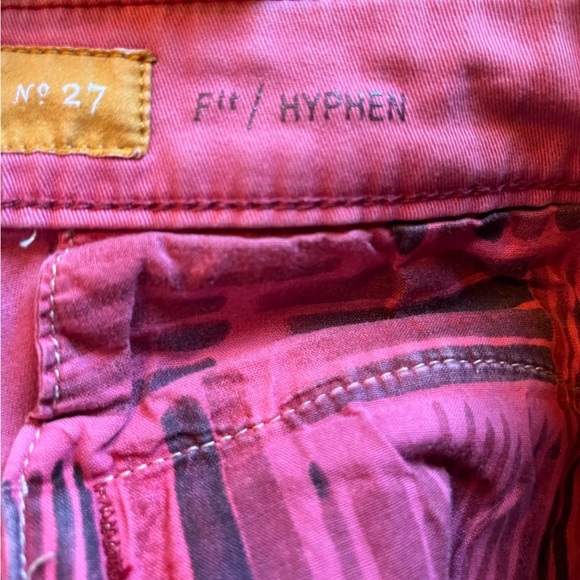 Pilcro And The LetterPress pink  jeans, size 27 Anthropologie boho summer - Picture 4 of 9